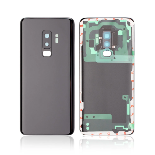 Samsung S9 plus back cover met camera lens titanium gray Samsung S9 plus back cover met camera lens titanium Grijs