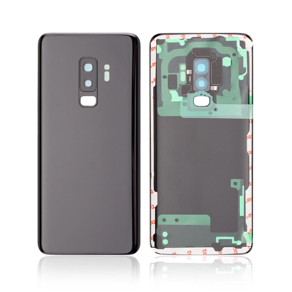 Samsung S9 plus back cover met camera lens titanium gray Samsung S9 plus back cover met camera lens titanium Grijs