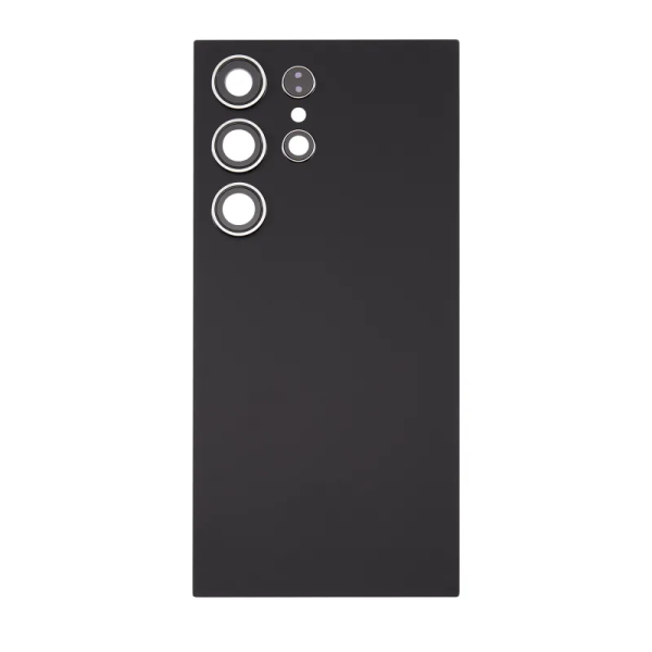 Samsung S24 ultra back cover met camera lens titanium black Samsung S24 ultra back cover met camera lens titanium Zwart