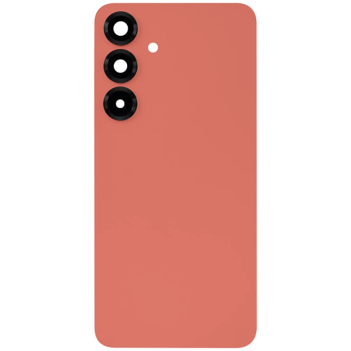 Samsung S25 plus back cover met camera lens - Coral/Oranje Rood