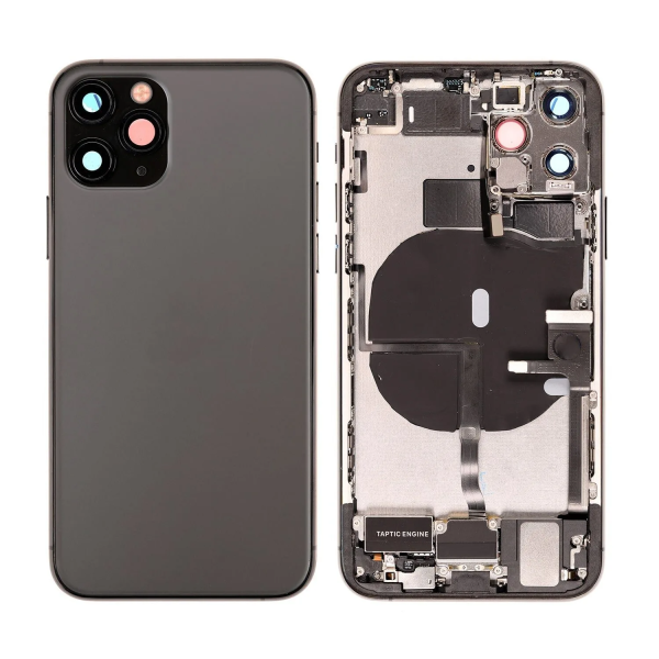 iPhone 11 Pro Housing Complete Black Pulled A iPhone 11 Pro Housing Complete Zwart Pulled A