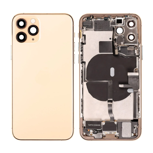 iPhone 11 Pro Housing Complete Gold Pulled A iPhone 11 Pro Housing Complete Gold Pulled A