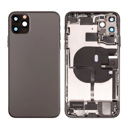 iPhone 11 Pro Max Housing Complete Black Pulled A iPhone 11 Pro Max Housing Complete Zwart Pulled A