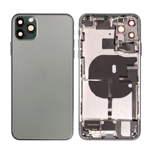 iPhone 11 Pro Max Housing Complete Green Pulled A iPhone 11 Pro Max Housing Complete Groen Pulled A
