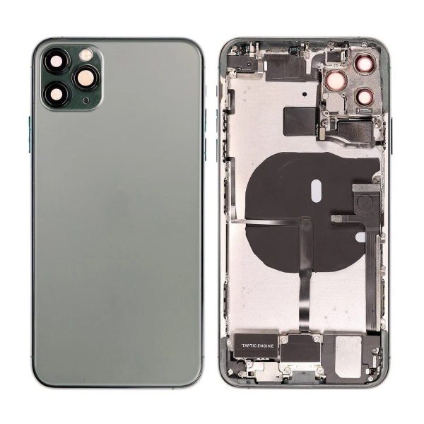 iPhone 11 Pro Max Housing Complete Green Pulled A iPhone 11 Pro Max Housing Complete Groen Pulled A