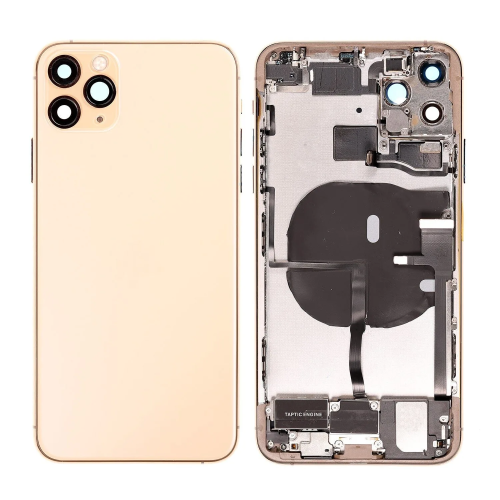 iPhone 11 Pro Max Housing Complete Gold Pulled A iPhone 11 Pro Max Housing Complete Gold Pulled A