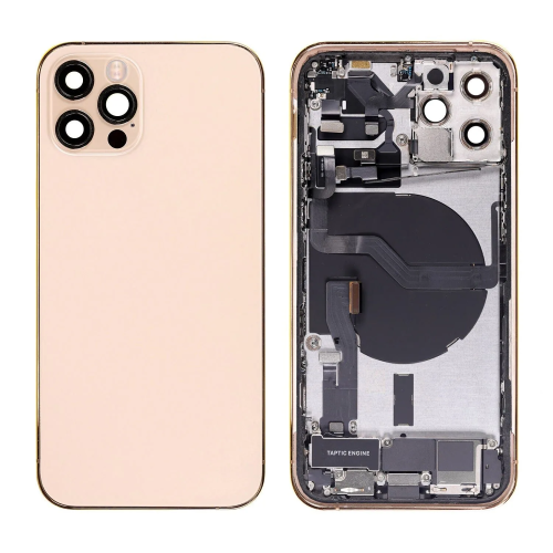 iPhone 12 Pro Housing Complete Gold Pulled A iPhone 12 Pro Housing Complete Gold Pulled A