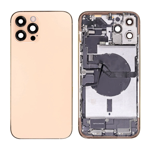 iPhone 12 Pro Max Housing Complete Gold Pulled A iPhone 12 Pro Max Housing Complete Gold Pulled A