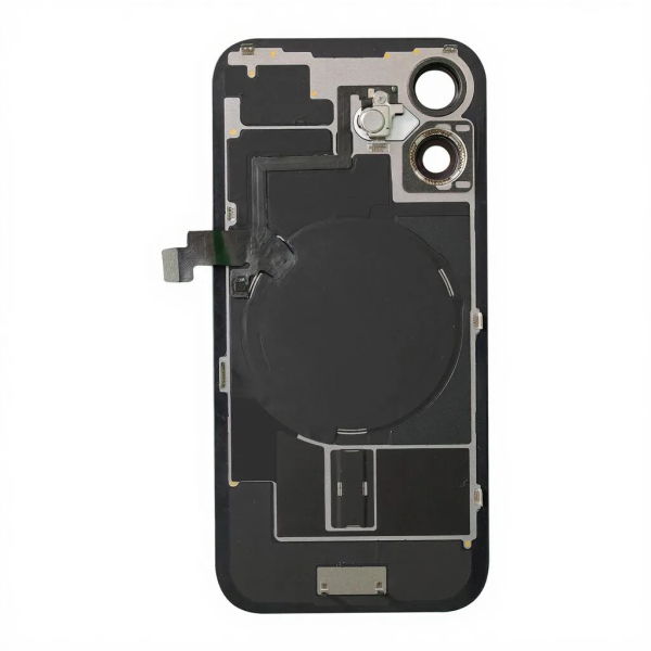 65d43d97-73ab-426a-9228-a578b0a0633d-u1_6757c9a3-8d3c-406f-95aa-efe7d44b8870 iPhone 16 Achterkant Glas - (incl. camera lens, zaklamp en draadloze oplader) - Zwart