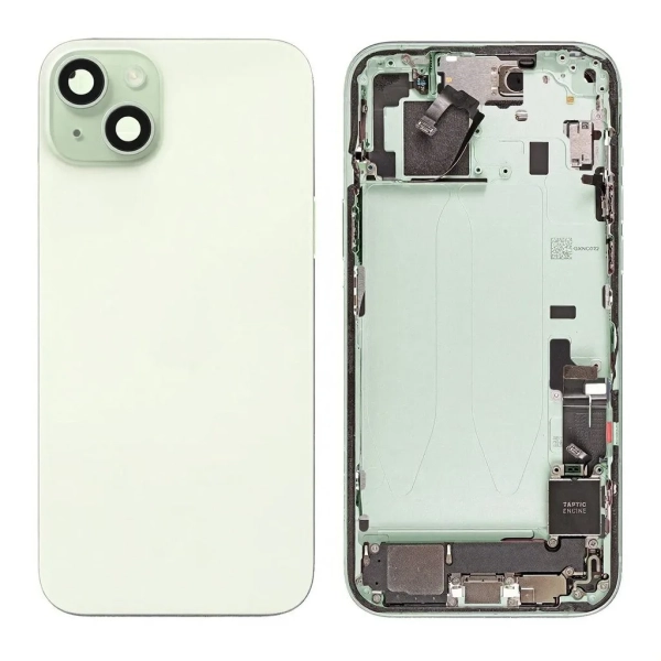 948cfaaaf2e44c2ba92f2b3ac45cebca iPhone 15 Plus Housing Complete With Back Cover And Small Parts Pulled A Groen