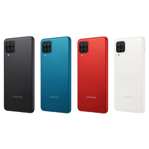 Samsung A12 back cover met camera lens Rood