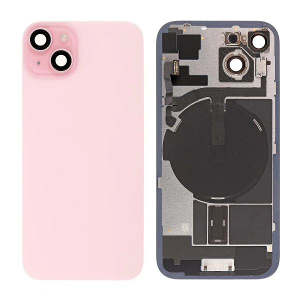 iPhone 15 Back Cover Pulled A Pink iPhone 15 Back Cover Pulled A Roze