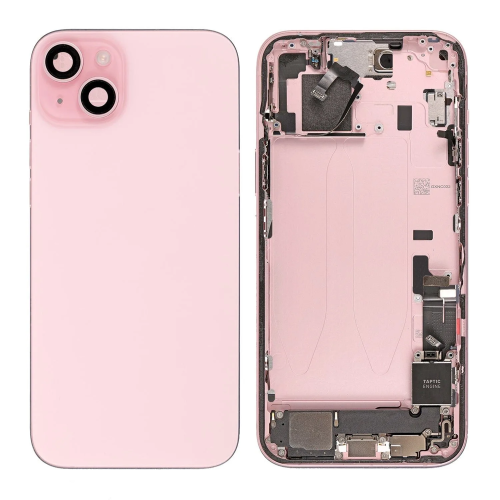 iPhone 15 Plus Housing Complete Pulled A Pink iPhone 15 Plus Housing Complete With Back Cover And Small Parts Pulled A Roze