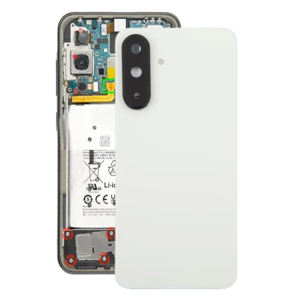 Samsung A36 back cover met camera lens white Samsung A36 back cover met camera lens Wit