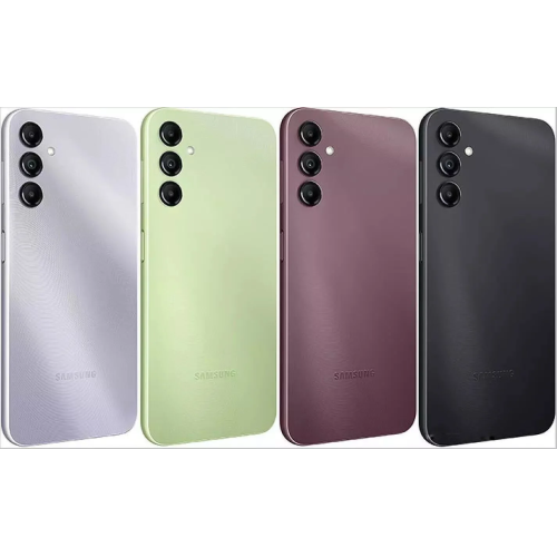 Samsung A14 4G back cover met camera lens silver Samsung A14 4G back cover met camera lens - Silver/Wit