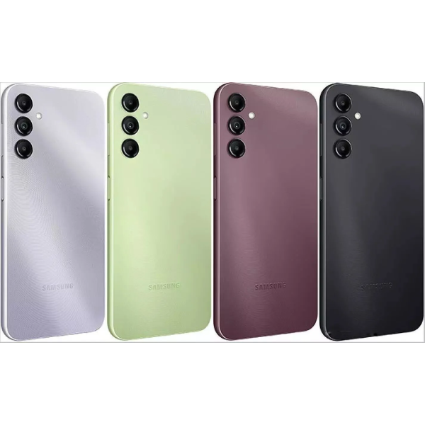 Samsung A14 4G back cover met camera lens silver Samsung A14 4G back cover met camera lens - Silver/Wit