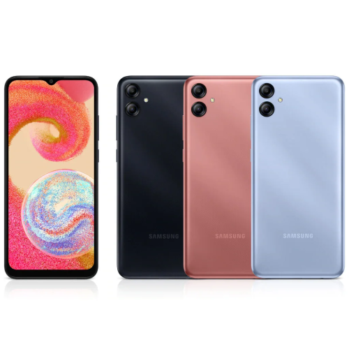 Samsung A04e back cover met camera lens Zwart
