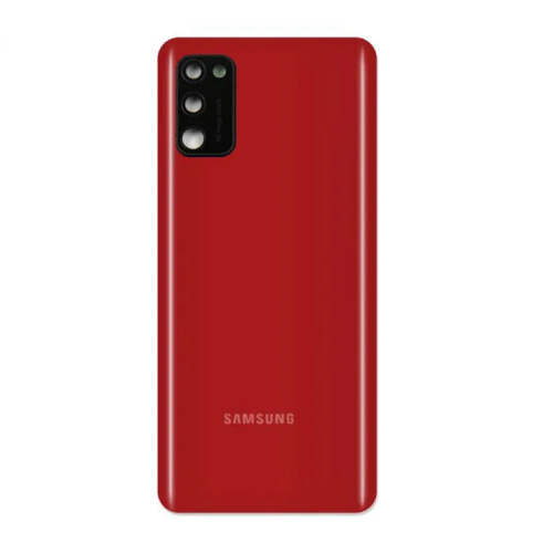 Samsung A41 back cover met camera lens prism red Samsung A41 back cover met camera lens prism Rood