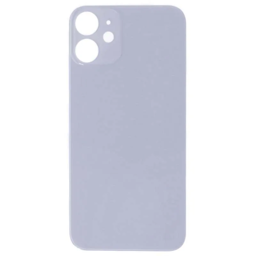 iPhone 12 Mini big hole backglass purple iPhone 12 Mini Achterkant Glas - Big hole - Paars