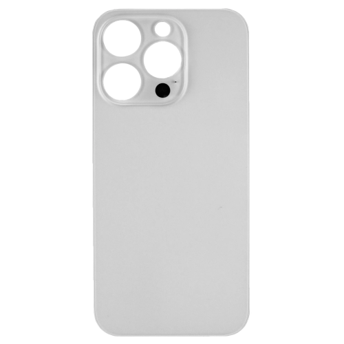iPhone 14 Pro big hole backglass white iPhone 14 Pro Achterkant Glas - Big hole - Wit