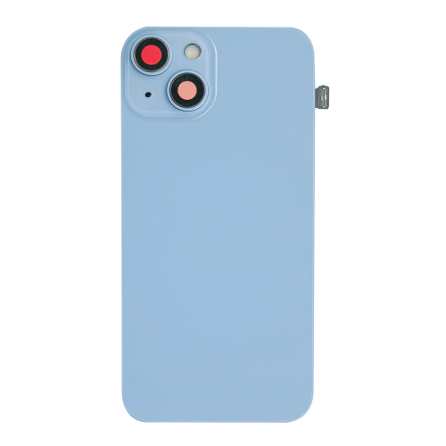 ap06441a-01 iPhone 14 Achterkant glas (incl. camera lens, zaklamp en draadloze oplader) - Blauw