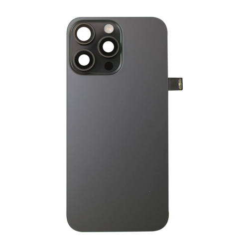 iPhone 15 Pro Max Back Cover Pulled A Zwart