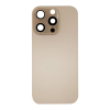 iPhone 16 Pro Max Achterkant Glas - (incl. camera lens, zaklamp en draadloze oplader) - Desert
