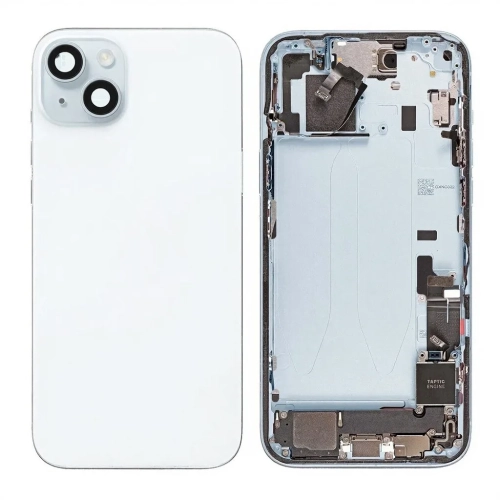 ee51ade85d3e45dfb789c08537ccea56 iPhone 15 Plus Housing Complete With Back Cover And Small Parts Pulled A Blauw