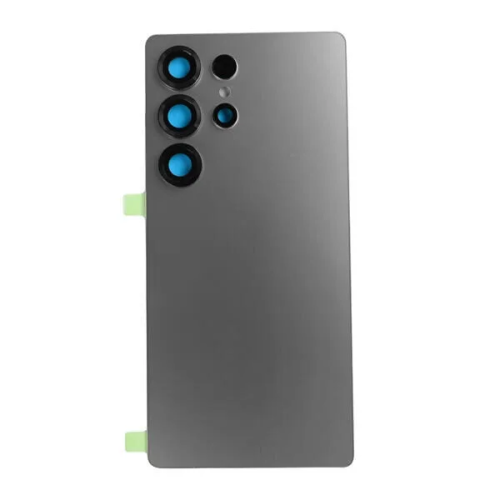 Samsung S25 ultra back cover met camera lens titanium gray Samsung S25 ultra back cover met camera lens titanium Grijs