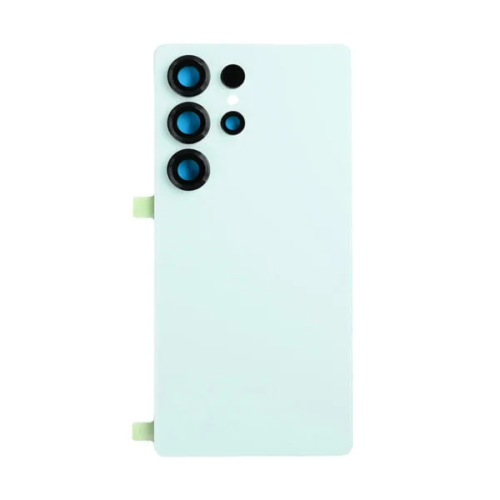 Samsung S25 ultra back cover met camera lens titanium jade green Samsung S25 ultra back cover met camera lens titanium jade Groen