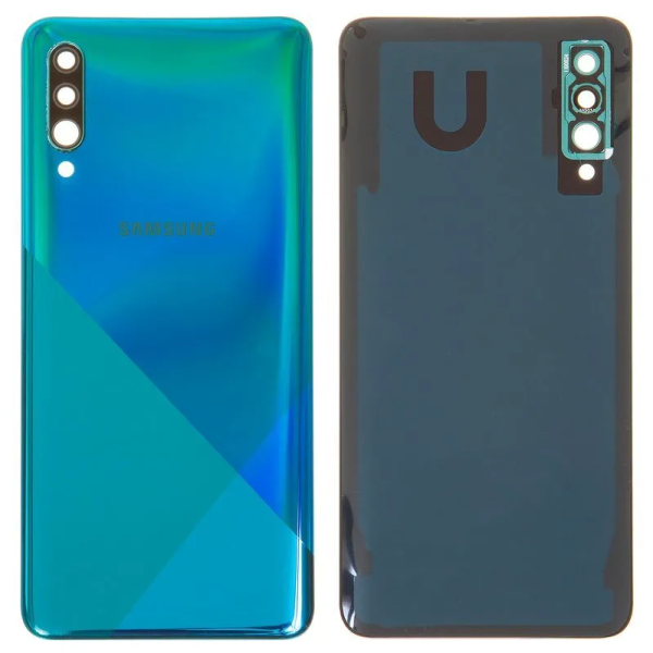 Samsung A30s back cover met camera lens prism green Samsung A30s back cover met camera lens prism Groen