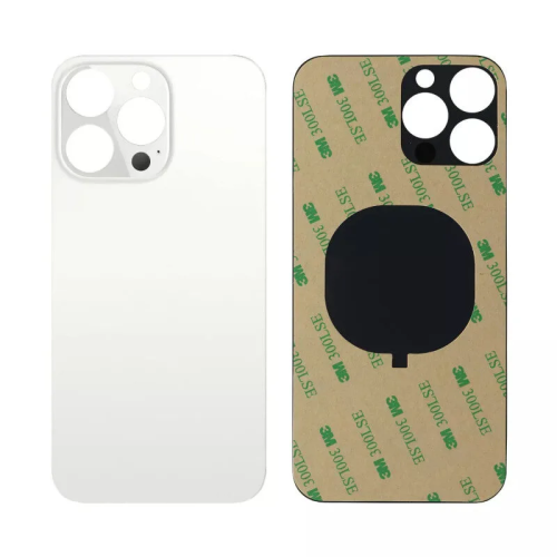 iPhone 13 Pro Max Achterkant Glas - Big hole - Wit