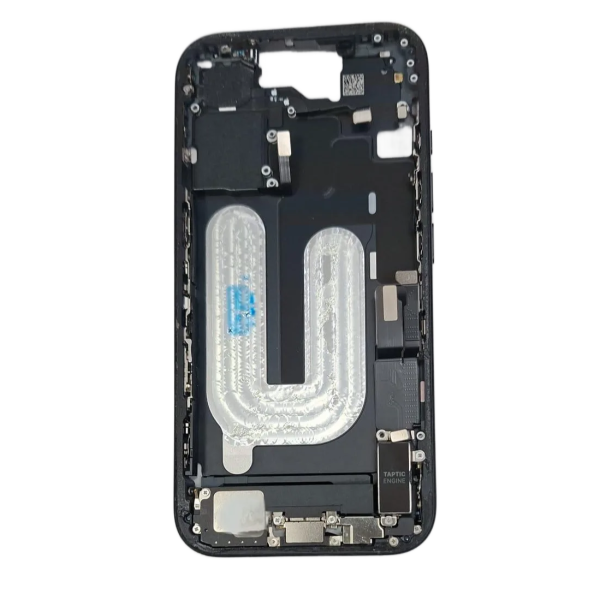 iphone-16-m9iddle-frame-black-2 iPhone 16 Middel Frame Complete With All Parts Original Zwart