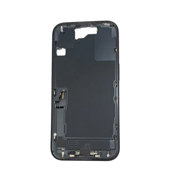 iphone-16-m9iddle-frame-black iPhone 16 Middel Frame Complete With All Parts Original Zwart