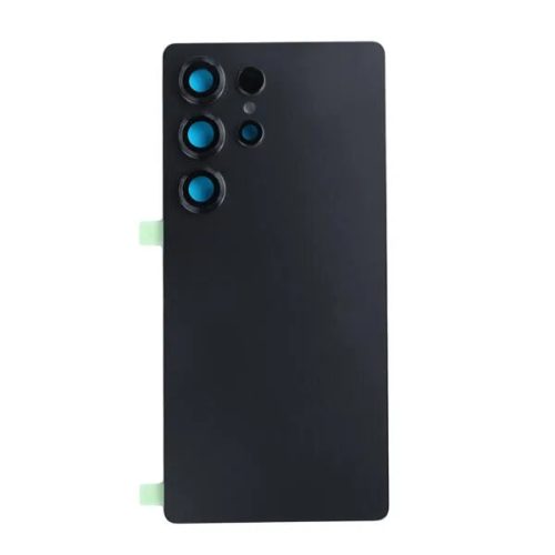 Samsung S25 ultra back cover met camera lens titanium jet black Samsung S25 ultra back cover met camera lens titanium jet Zwart
