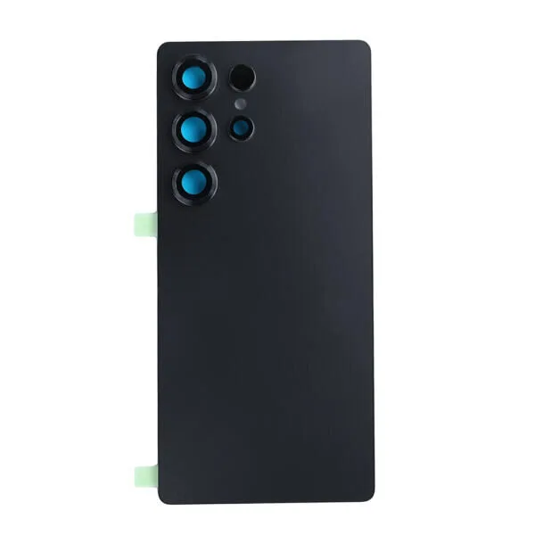 Samsung S25 ultra back cover met camera lens titanium jet black Samsung S25 ultra back cover met camera lens titanium jet Zwart