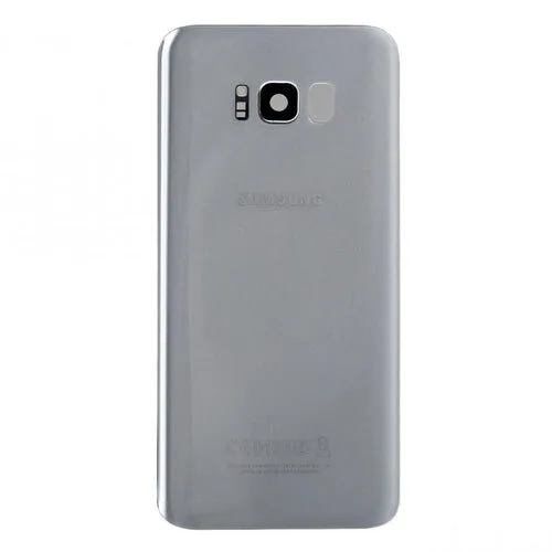 Samsung S8 plus back cover met camera lens - Silver/Wit