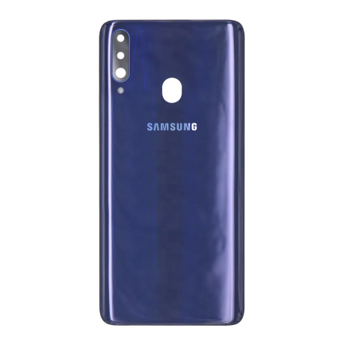 Samsung A20s back cover met camera lens Blauw