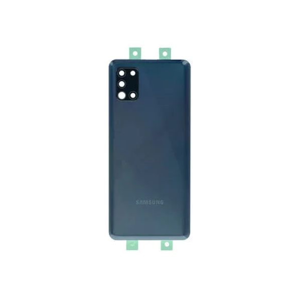Samsung A31 back cover met camera lens prism black Samsung A31 back cover met camera lens prism Zwart