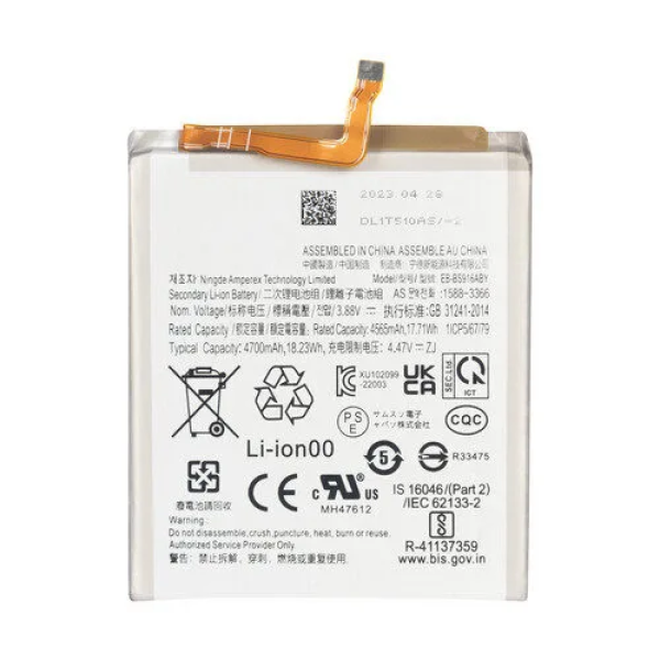 Samsung S23 plus oem batterij with adhesive Samsung S23 plus OEM batterij with adhesive