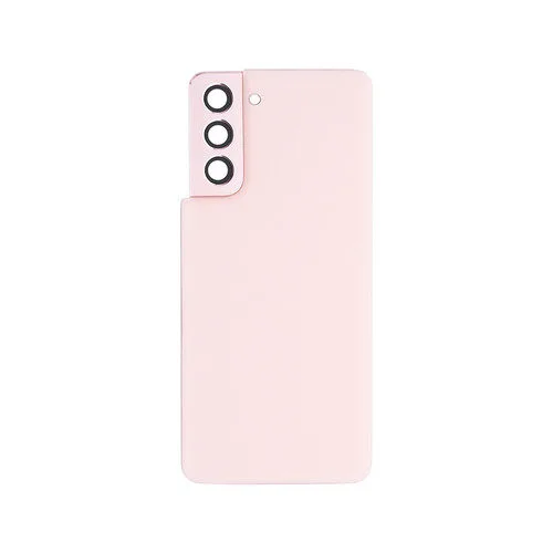 Samsung S21 back cover met camera lens phantom pink Samsung S21 back cover met camera lens phantom Roze