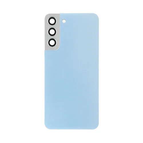 Samsung S22 plus back cover met camera lens sky Blauw