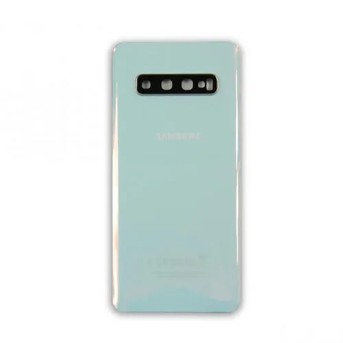 Samsung S10 back cover met camera lens prism white Samsung S10 back cover met camera lens prism Wit