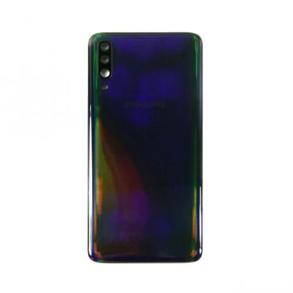 Samsung A70 back cover met camera lens black Samsung A70 back cover met camera lens Zwart
