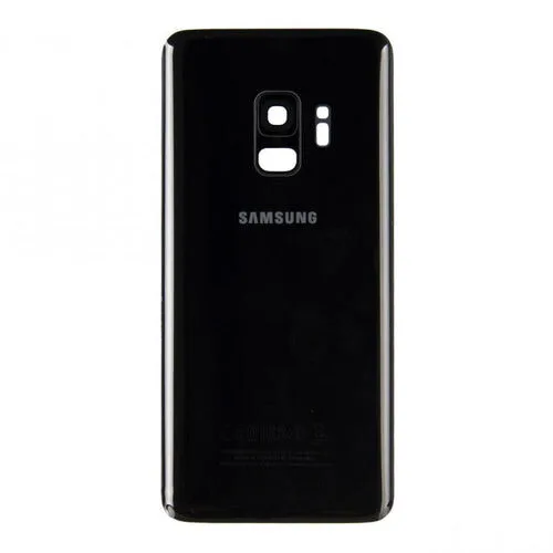 Samsung S9 back cover met camera lens midnight black Samsung S9 back cover met camera lens midnight Zwart