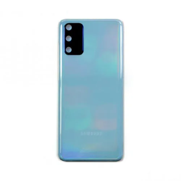 Samsung S20 plus back cover met camera lens cloud blue Samsung S20 plus back cover met camera lens cloud Blauw