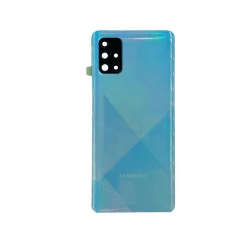 Samsung A71 back camera met camera lens prism blue Samsung A71 back cover met camera lens prism Blauw