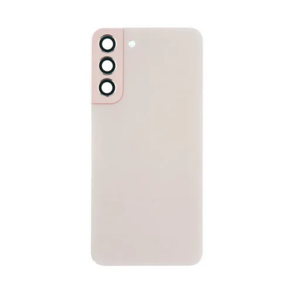Samsung S22 plus back cover met camera lens pink gold Samsung S22 plus back cover met camera lens Roze - Gold
