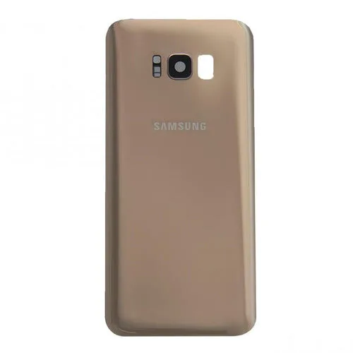 Samsung S8 plus back cover met camera lens - Gold