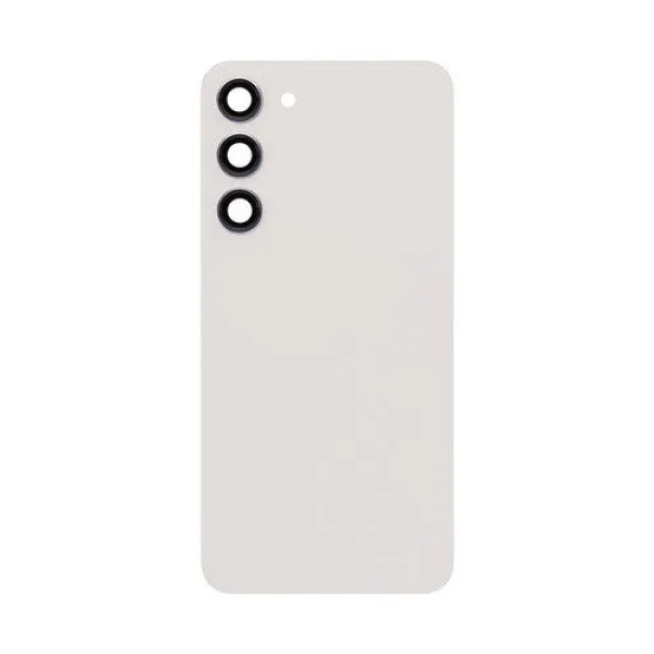 Samsung S23 plus back cover with back camera lens cream Samsung S23 plus back cover with back camera lens cream
